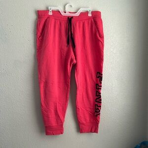 Pink joggers